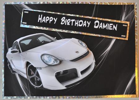 Quick Sport Car Decoupage by Elaine Thompson