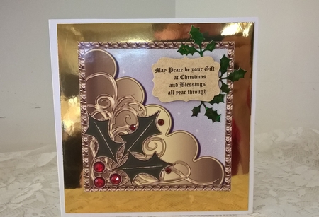 Christmas Topper with Scalloped Layer 12 by Elaine Yallop