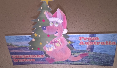 Standup - Christmas Wishes from Australia by Elaine Yallop