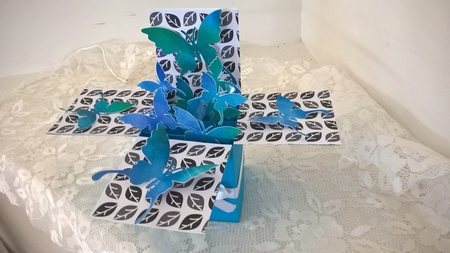 Butterfly Embellishments - Set 018 - Dreamy Blue by Elaine Yallop