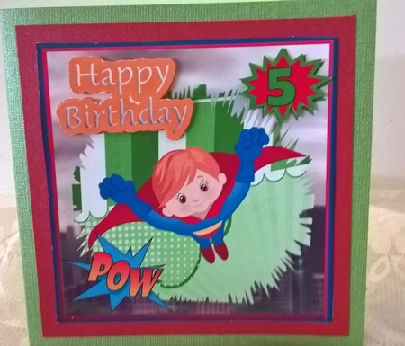 Super Hero for little boys Birthday #11 by Elaine Yallop