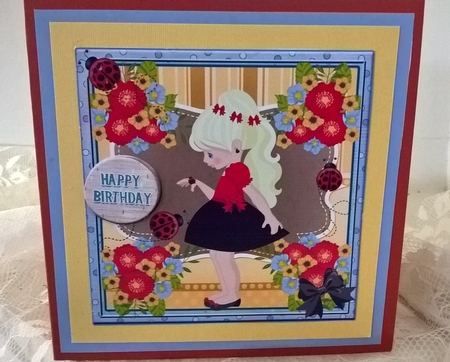 Lovely little ladybug design for lots of occasions #2 by Elaine Yallop