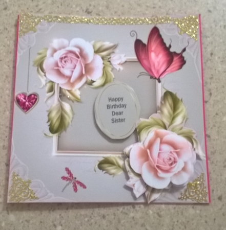 Vintage Rose Butterfly mini kit by Elaine Yallop