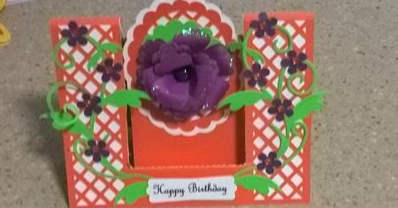 274 Lattice Stepper Card by Elaine Yallop