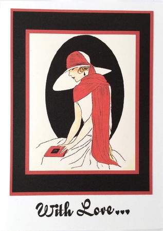 A4 Daydreaming-art-deco by Elena Pavlova