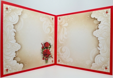 Red Roses Floral Bouquet Mini Kit by Elena Pavlova