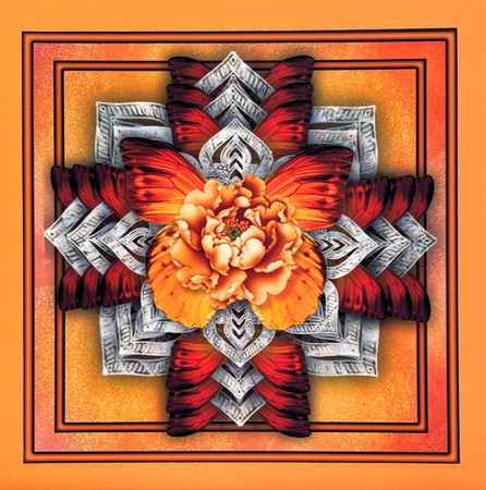 BUTTERFLY CROSS TOPPER KIT by Elena Pavlova