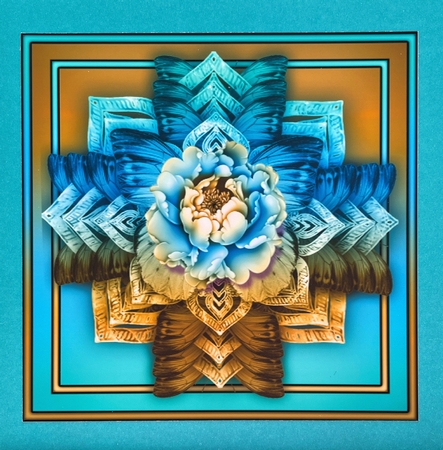 BUTTERFLY CROSS TOPPER KIT by Elena Pavlova