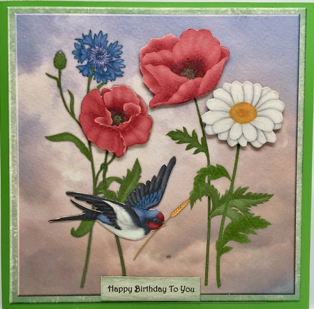Quick Card Spring Flowers by Elena Pavlova