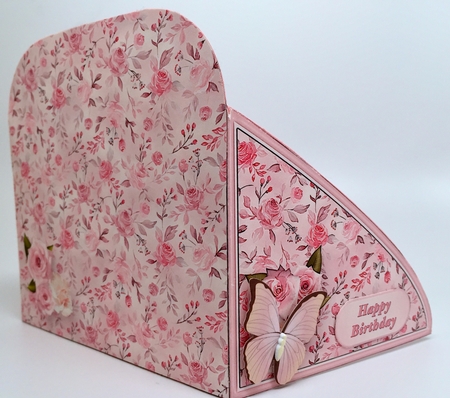Pink Roses - Crossover Gatefold Card Mini Kit by Elena Pavlova