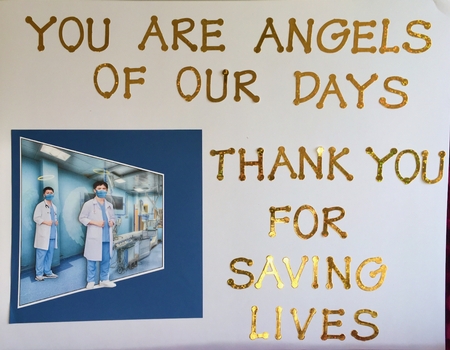 angels of the NHS  by Elena Pavlova