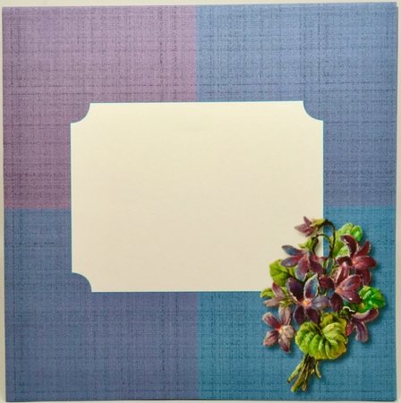 Violets- Multi Occasions Card  by Elena Pavlova