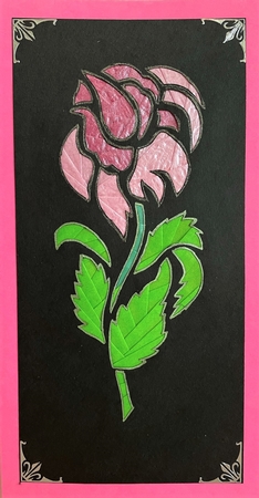 Contemporary Freestyle Flower Iris Folding Pattern by Elena Pavlova