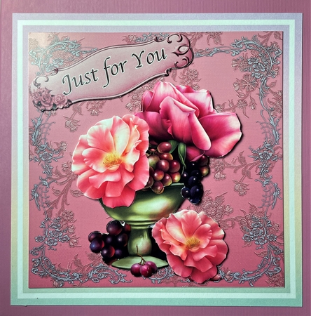 Bowl of Roses - Multi Occasions Card by Elena Pavlova