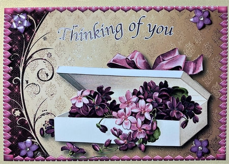 Violets for You - Topper by Elena Pavlova