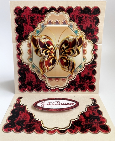Scalloped Layered Topper with Butterfly 5 by Elena Pavlova