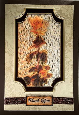 Oil Paint Rose Card Fronts & Blank Insert by Elena Pavlova