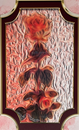 Oil Paint Rose Card Fronts & Blank Insert by Elena Pavlova