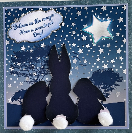 Star Magic - Card suitable for both adults and children by Elena Pavlova