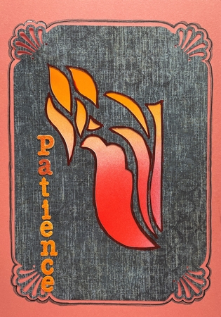 Patience Artistic Flower Iris Folding Pattern by Elena Pavlova
