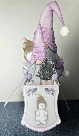 Gnome For Christmas Large pop Up box #7 by Elena Pavlova