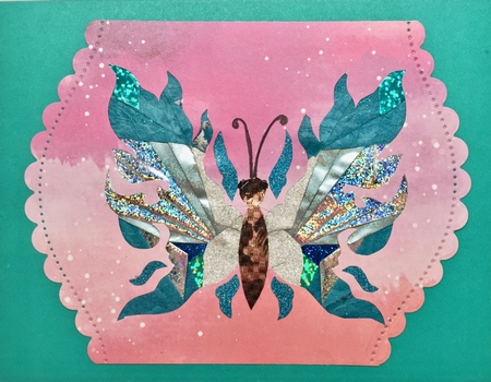 Fire Goddess Iris Folding Butterfly Pattern by Elena Pavlova