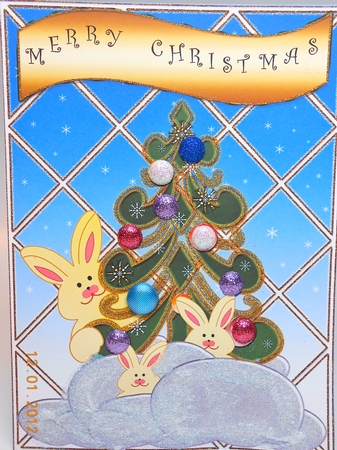 Bunny Christmas by Elena Pavlova