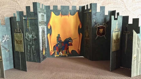 Castle Fort Gatefold Double Cascade Card Kit by Elena Pavlova