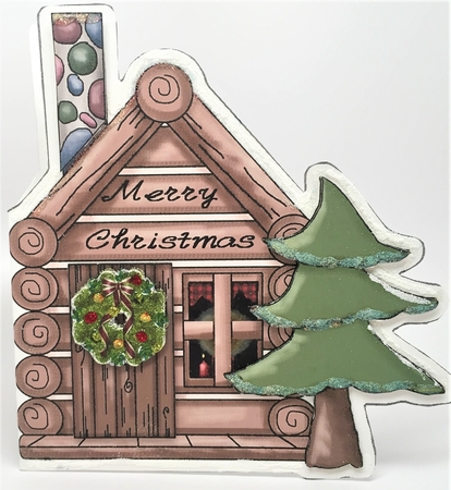 Christmas Cottage by Elena Pavlova