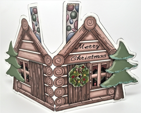 Christmas Cottage by Elena Pavlova