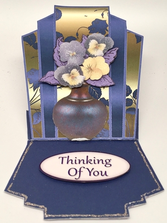 Art Deco Cardfronts Blues by Elena Pavlova