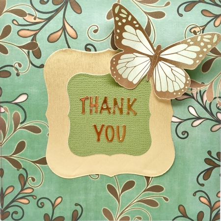 Gold Swirl Mint Linen Midi Card and Envelope Sheet by Elena Pavlova