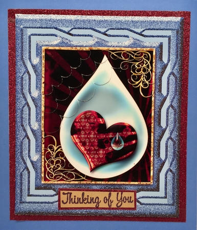 When a Man Cries Sympathy Pyramid Card 2 by Elena Pavlova