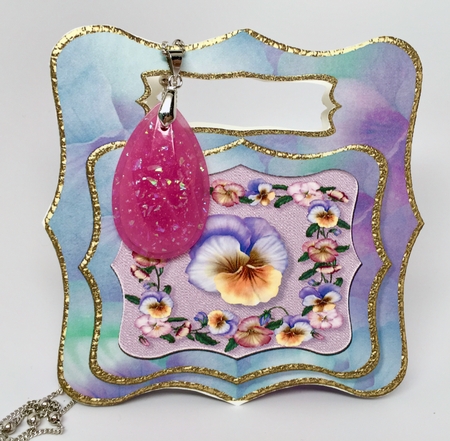 Pansy Bouquet Gift Accessories Kit by Elena Pavlova