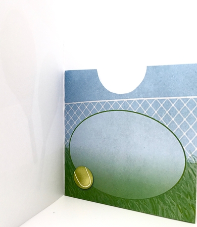 Tennis Lottery Wallet Card by Elena Pavlova