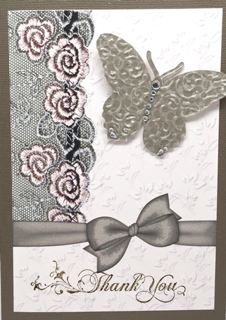 Lace and Flowers Backing Sheet by Elena Pavlova