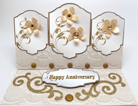 Decorative Panels in Gold and Silver Cu by Elena Pavlova