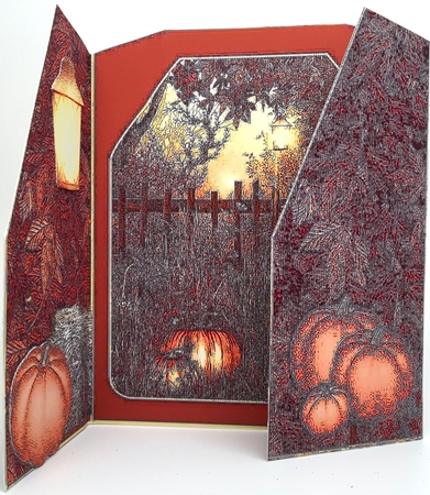 Autumn Pumpkins Gate Fold Kit by Elena Pavlova