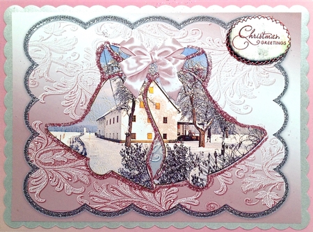 Christmas Bells Winter Scene 2 by Elena Pavlova