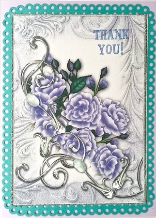 Lavender Opalescent Bouquet Insert by Elena Pavlova