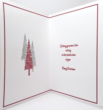 Red Snow Covered Alphabet Cu4cu by Elena Pavlova