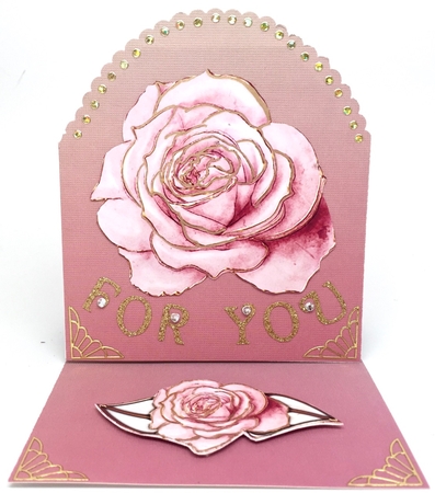 Rose Embellishment Sheet (true Pink) by Elena Pavlova