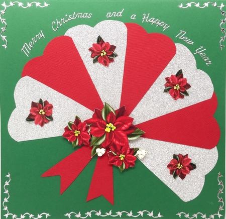 Christmas 3D Poinsettia by Elena Pavlova
