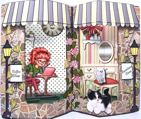 Double Window Mini-kit - Coffee Shop by Elena Pavlova