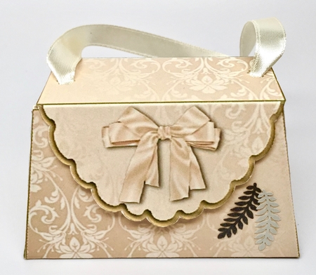 Small Favour Box - Cream Damask by Elena Pavlova
