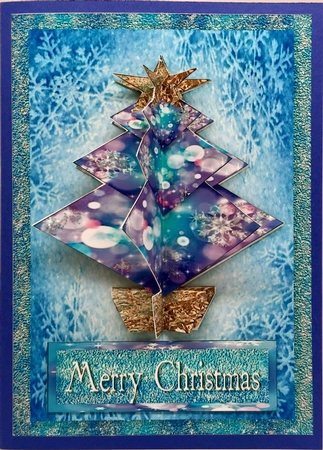 3D 5x7 Christmas Tree by Elena Pavlova