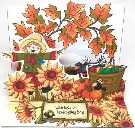 Smiling Scarecrow 2 Easel Kit by Elena Pavlova