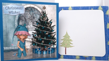 Oh Christmas Tree 5x5 Envelope by Elena Pavlova