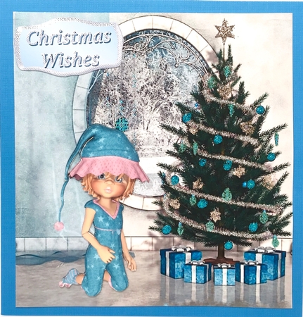 Oh Christmas Tree 5x5 Envelope by Elena Pavlova