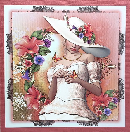 Petunia 'lady Soft' Card Front by Elena Pavlova